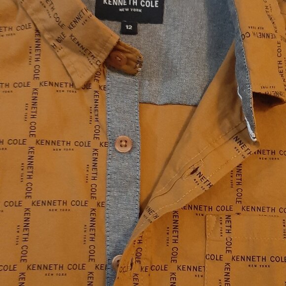 Boy's Kenneth Cole Button Down Shirt Size 12 - Picture 6 of 7
